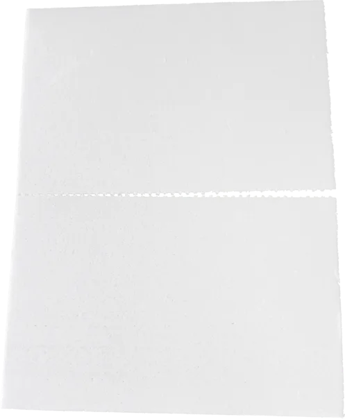 Perforated laundry detergent sheet for half sheet or full sheet use